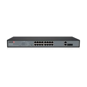 תמונה של סוויץ' POE חזק עם 16 פורטים ו־2 קומבו POES-16250C2COMBO-V2